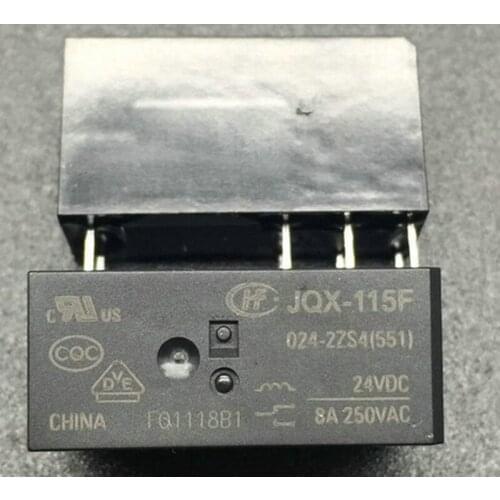 Wholesale 10pcs/lot relay 8A 24VDC JQX-115F-024-2ZS4