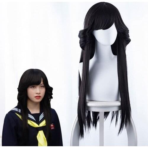 I ’m Big Brother Kyoko Hayakawa Natural Black Long Straight Hair Bad Girl Cos Wig Anime Cosplay Game Female Perform Hair Wig Cos