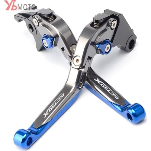 NEW Motorcycle CNC Folding Extendable Brake Clutch Levers For HONDA NC 750 X NC750X NC 750X 2016 2017 2018 Accessories