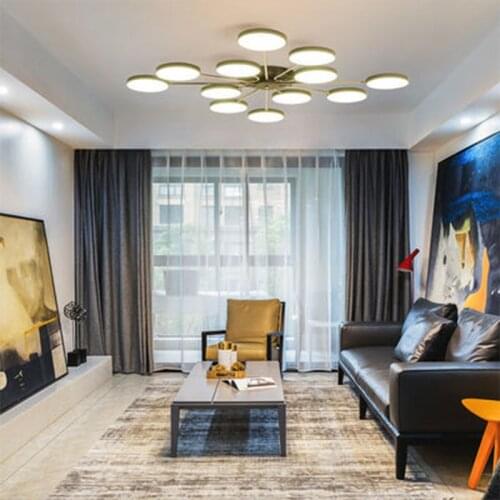 Nordic LED bedroom lamp dining room chandelier childrens room lighting office eye protection chandelier