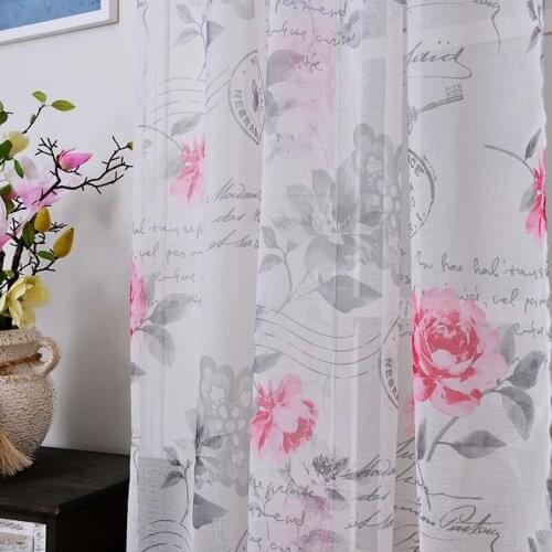 Sheer Curtains For Bedroom Statue Of Liberty New York Window Curtains For Living RoomKitchen Curtains Tulles Sheers 1pc