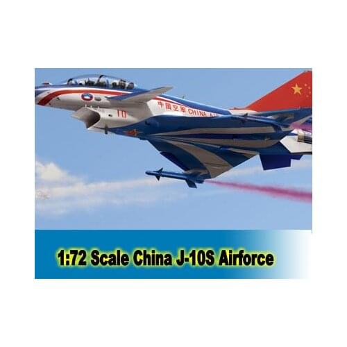 Static Scale Model 1:72 China J-10S Airforce Model 01644 Assembly Airplane Model Building Airplane Model Free Shipping