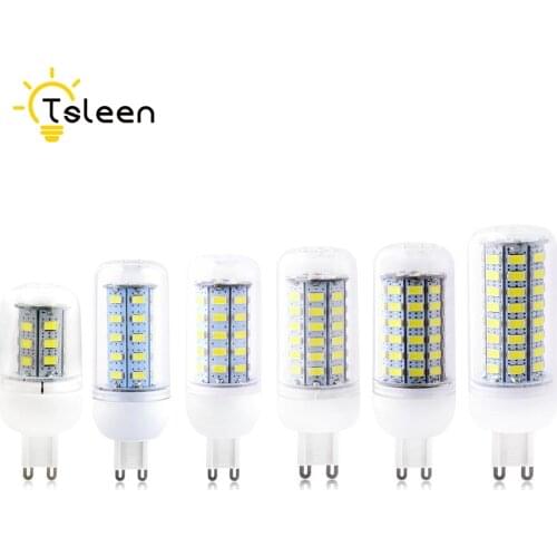 Cheap 360 Lighting Angle G9 LED bulb SALE Lamp 7W 9W 12W 15W 20W 25W SMD5730 Ampoule led 110V 220V LED Corn Bulb for Chandelier