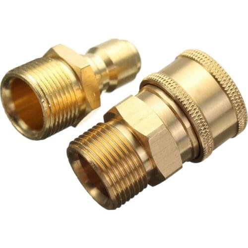 1 Pair 3/8" Quick Release Adapter Connect to M22 Metric Twist Pressure Washer