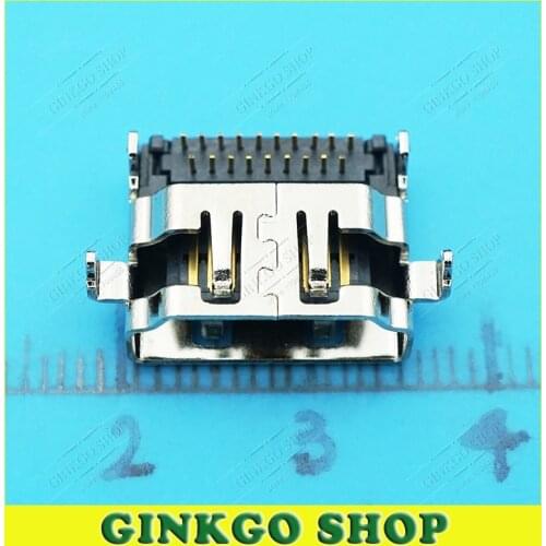 10pcs/lot HDMI-compatible 19pin Jack Connectors Notebook Motherboard Interface Connector for Samsung HP ASUS