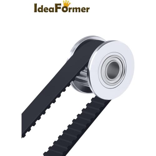 2Pcs GT2 Idler Pulley 16/20/No Teeth Belt Width 6/10mm Diameter 3/5mm 3D prnter parts