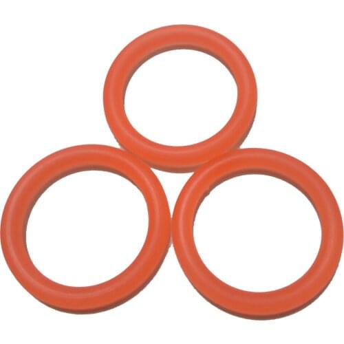 30pcs Orange Silicone Pacifier Dummy Ring MAM Adapter Food Grade Silicone Inner Diameter 21mm