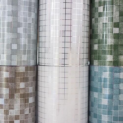 5m Anti-oil Heat Resistant Thicken Mosaic Wall Tile Sticker Home Kitchen Decor wall stickers Home Decor stickers наклейки