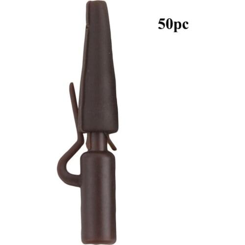 50Pcs Carp Fishing Rig Safety Sleeves Lead Clips Slide Rigs Coarse Carp Fishing Buffer Bead Sleeves Protect