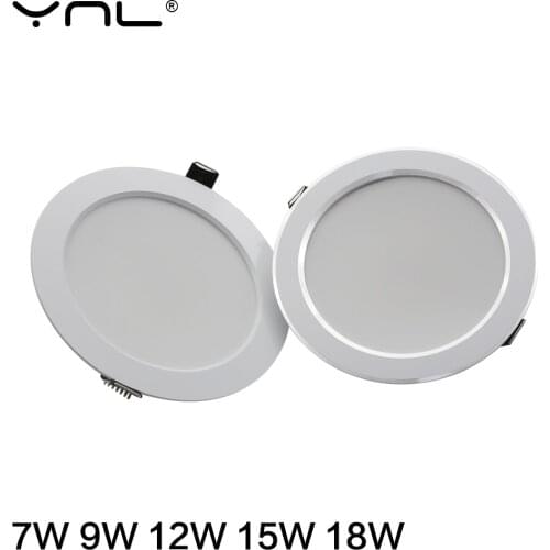 7W 9W 12W 15W 18W Spot LED Downlight AC 220V 240V Waterproof Warm White Cold White Kitchen Round Recessed Lamp LED Spot Lighting
