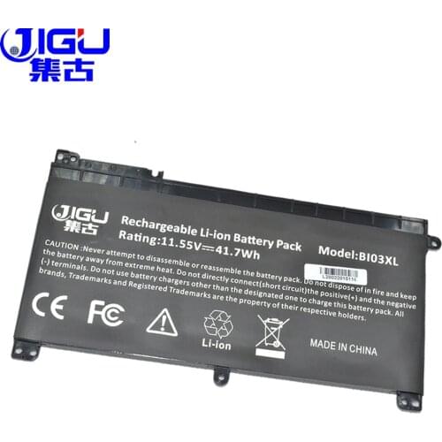 JIGU HSTNN-UB6W BI03041XL-PR 11.55V Laptop Battery For HP For Pavilion 13-U012TU 13-U013NA 13-U014NA x360 13-u000 13-U014TU