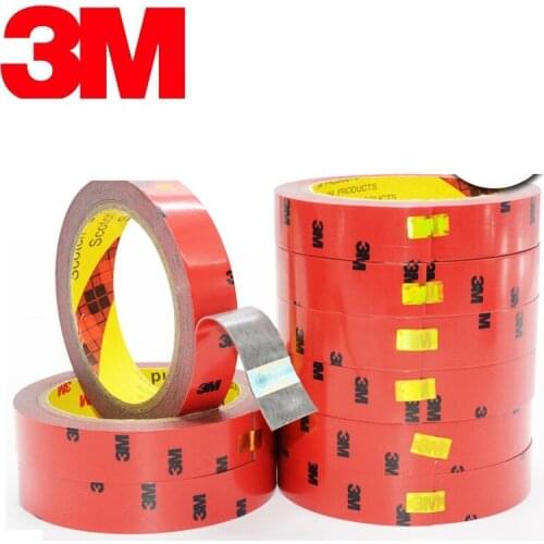 3M double-sided adhesive ultra-strong trace of ultra-thin foam sponge waterproof car with tape car seal 3 Meters