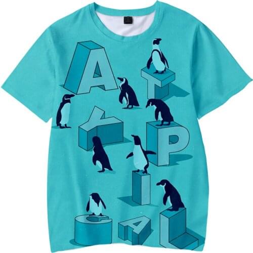 Atypical TV Show 3D Prints T-shirts Women Men Fashion Summer Short Sleeve Tshirts Unisex Casual Streetwear Clothes