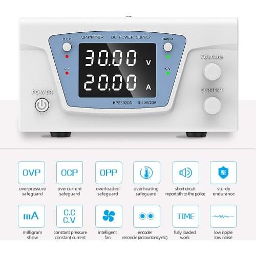 Dc power supply 30v 20a 60v 10a bench source laboratory stabilized Switching power supply adjustable variable digital regulated