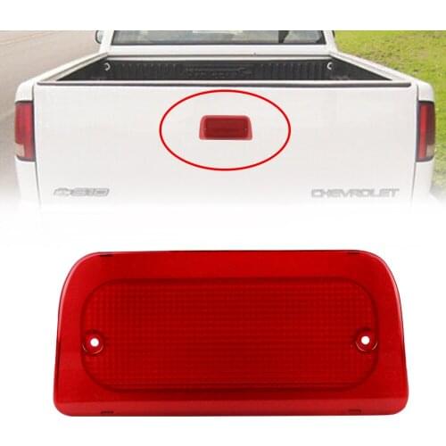 Third Tail Light Cover Rear Brake Stop Lamp Len For Chevy S-10 GMC Sonoma 1994 1995 1996 1997 1998 1999 2000 2001 2002 2003 2004