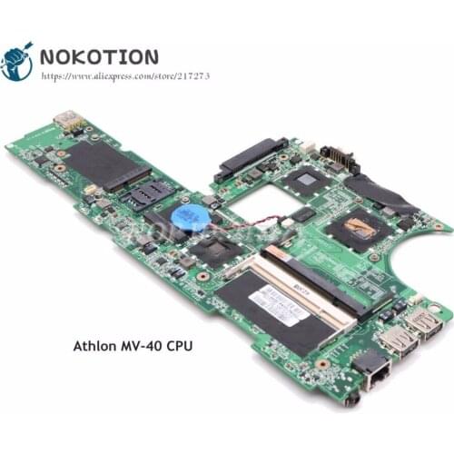 NOKOTION For Lenovo ThinkPad X100E Laptop Motherboard DAFL3BMB8E0 75Y4064 11.6" Main Board Athlon MV-40 CPU