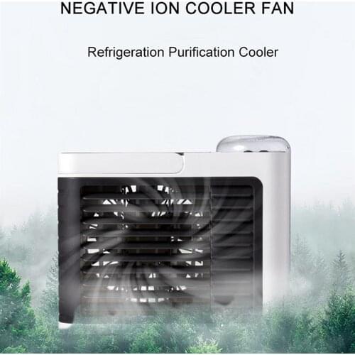 Fashion new anion air conditioning fan desktop bedside multifunctional usb mini cooling fan