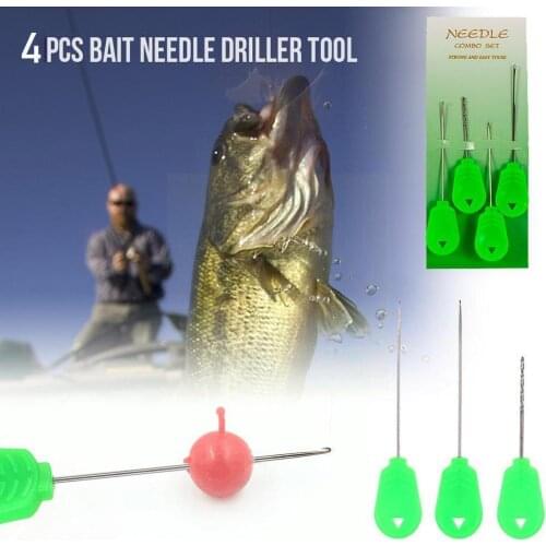 Portable Baiting Needle Set Hook Drill Bait Carp Fishing Boilie Accessories Tackle Terminal M5A5
