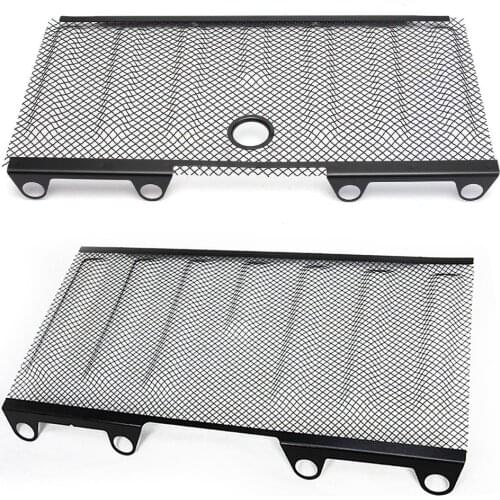 Durable Black Front Grill Mesh Grille Insert 3D Mesh Grill Insert Cover Hood Lock Hole For Jeep For Wrangler For JK 2007-2015