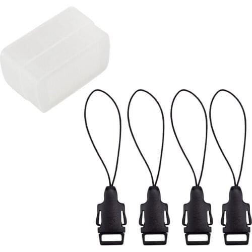 Flash Diffuser Dome For Canon With 4Pcs Quick Release Buckle Kit Neck Strap Camera Eyelet Sling Belt