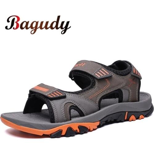 Mens Casual Canvas Sandals Outdoor Summer Comfortable Beach Shoes for Male Breathable Footwear Water Shoes Men Walking Sandals