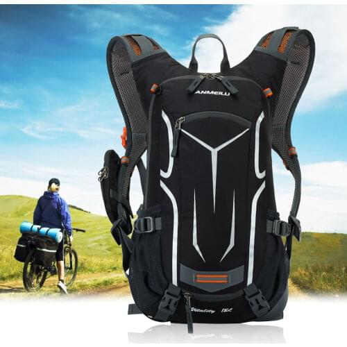 Lixada 18L Bicycle Bag Waterproof MTB Cycling Backpack with Rain Cover Breathable Climb Hiking Camping Bike Hydration Backpack