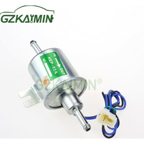 TOP High Quality Free sShipping Universal Diesel Petrol Gasoline Electric Fuel Pump HEP-02A Low Pressure 12V HEP02A K-M
