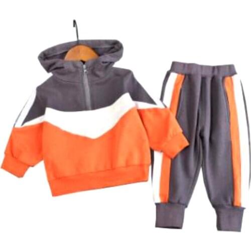 1-5years old baby spring autumn two-piece suit for boys girls long-sleeved sweater jacket + pants high-quality sports child suit