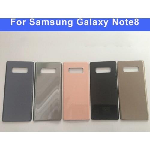 10pcs Original For Samsung Galaxy Note8 Note 8 Eight N950 Back Battery Cover Rear Door Housing Adhesive Sticker Replacement logo