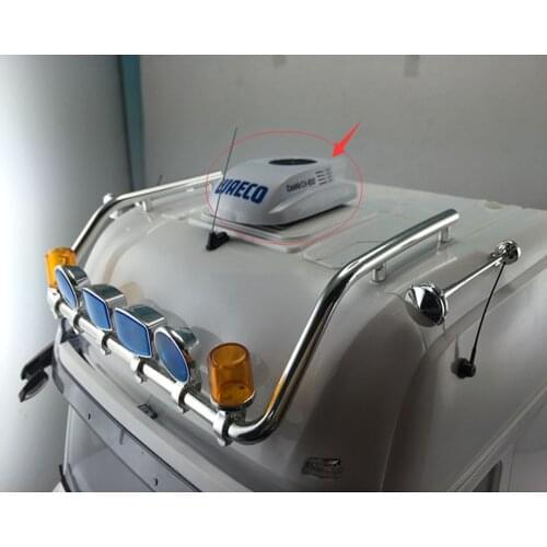 Remote control actros truck roof decorative air conditioner for tamiya 1:14 scale trailer scania R620 56323 R470 beEnz 1851 3363