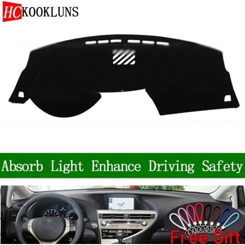 For lexus RX270 RX350 RX450 2009-2014 Dashboard Cover Sun Shade Dash Mat Pad Carpet Car Stickers Interior Accessories