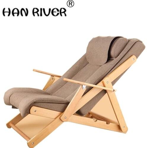 Electric Foldable Body Kneading Vibration Massager Chair Office Back Neck Pillow Waist Knocking Therapy Relax PainRelief