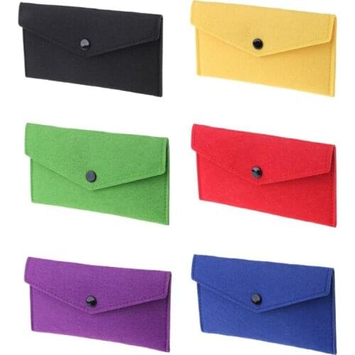 Glasses Bag Cosmetic Felt Soft Sunglasses Spetacles Goggle Case Storage Envelope