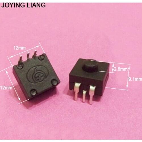 JOYING LIANG 3PCS/Lot Flashlight Switch CREE, XPE, Q5, T6, Electric Torch Switch Side 3 Feet Two-ON One-OFF Switches