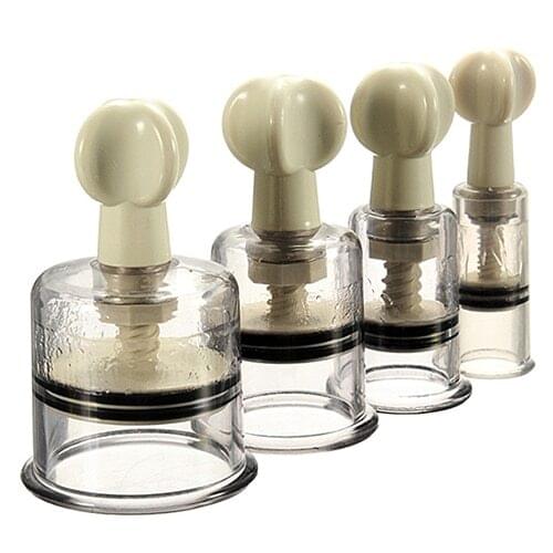 Joylife 1 PC Plastic Vacuum Body Massage Suction Acupressure Enlarger NO-Pump Suction Enlarger Cups Vacuum