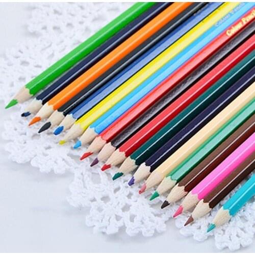 12 Colour Pencils Natural Wood Colored Pencils Drawing Coloring Pencils For School Office Artist Painting Sketch Supplies