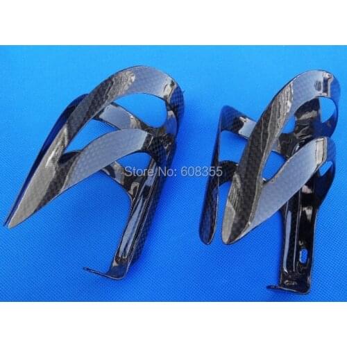 Carbon glossy MTB Mountain Road bike bicycle water Bottle cage - 2 Pcs Cages WBC018