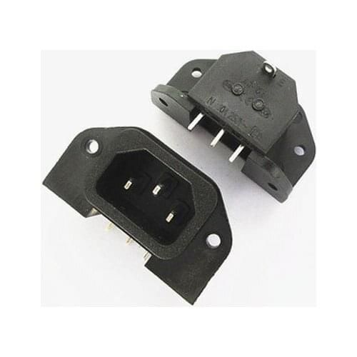 HOT NEW AC-114 The copper plugs Embedded male and female head Power plug 3PIN