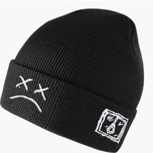 Lil Peep Beanie Embroidery Repper Love lil.peep men women Knit Cap Skullies Warm Winter Unisex Ski Hip Hop Hat