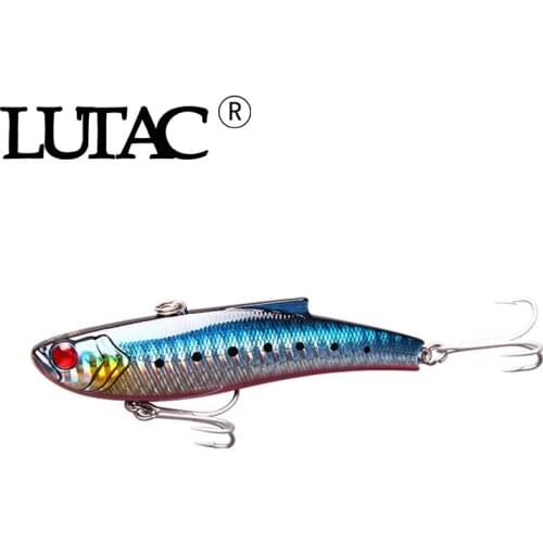 LUTAC metal vib vibration fishing lure metal bait sinking hard bait metal lures fishing gear