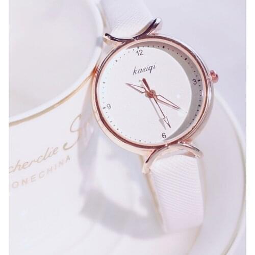 Montre Femme Simple Fashion Design Ladies Quartz Watch 2019 Female Leather Wristwatch Quality Casual Watch Women Zegarek Damski