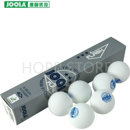 JOOLA Table Tennis Ball 3-star Flash Seamless 40+ New Material Plastic poly ping pong balls tenis de mesa