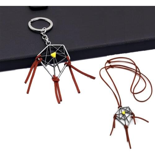 New Game Death Stranding Keychain Sams Dream Catcher Keyrings Alloy Pendant Amulet Amelie Bridget Beach Bag Car Jewelry llavero