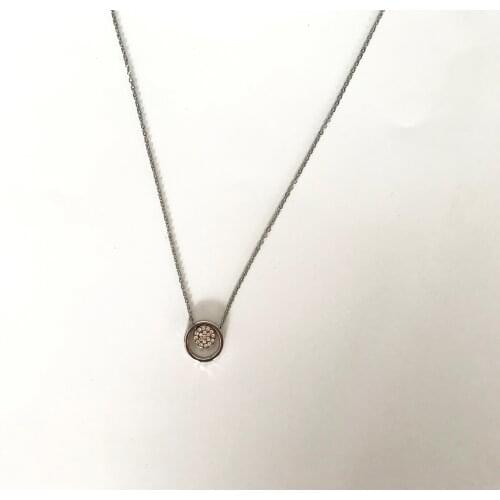 Beste Fook Romantic Love Necklace Simple Circle Necklace And Gifts for Girlfriends Birthday