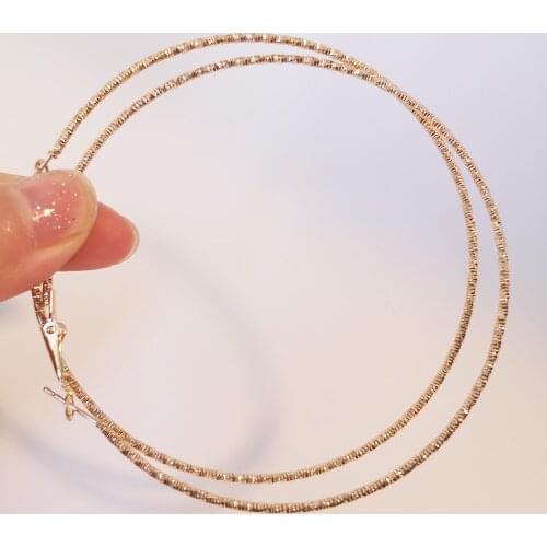 BLIJERY New Elegant Twist Big Hoop Earrings for Women Brincos Temperament Round Circle Earrings Jewelry Gift Boucles d'oreill