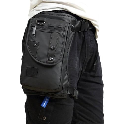 New Men Oxford/Nylon/Canvas Drop Leg Bag Fanny Waist Pack Hip Bum Belt Casual Shoulder Bag Motorcycle Riding Military Thigh Bag