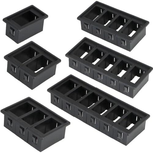 Panel Holder Housing Assembly DIY Mounting 6 Types Car Marine Switch Clip Rocker Switch Box For ARB Carling