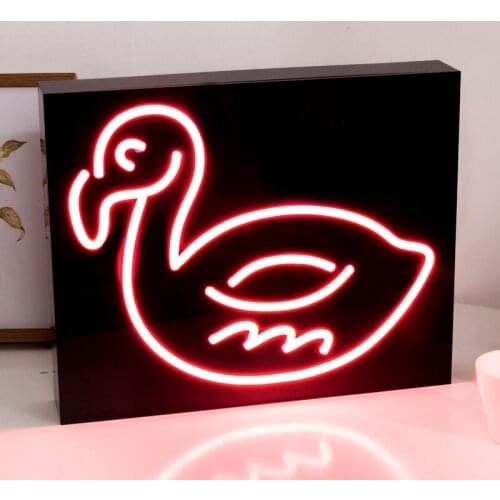 Custom Neon Sign Led Full Color Flex Illuminated Light Box Neon Sign for Bar Home Decoration