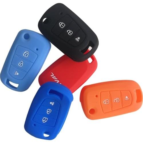 Silica Gel Remote Key Cover Case For Great Wall Wingle 5 6 Haval H5 H6 H1 H3 C30 C50 M4 Keyless Entry Key Cover Cap Shell Holder