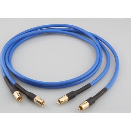 High Quality Yter Clear Light Interconnect Cable for CD Play AMP Audio RCA Cable with Gold Plated RCA Jack